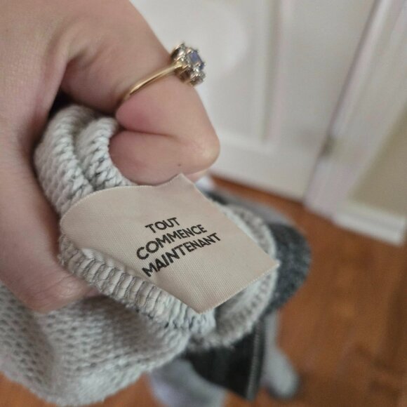 Homecore Men's Heather Grey Terry Cloth Crewneck Sweatshirt Size Medium - Picture 12 of 12